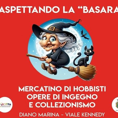 Mercatini - Viale Kennedy, Diano Marina (IM) - Aspettando la Basara (Befana)
da Lunedì 5 Gennaio 2026 a Martedì 6 Gennaio 2026
Dalle 9,00 alle 18,00 in Viale Kennedy
Mercatino di hobbisti e crea...