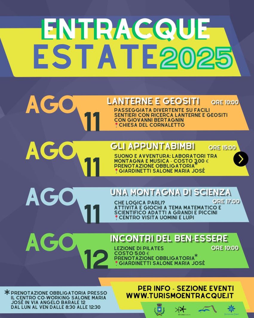 Entracque Estate 2025 - Centro città, Entracque (CN) - ☀️ 𝗘𝗻𝘁𝗿𝗮𝗰𝗾𝘂𝗲 – 𝗘𝘀𝘁𝗮𝘁𝗲 𝟮𝟬𝟮𝟱𝘓𝘢 𝘵𝘶𝘢 𝘢𝘨𝘦𝘯𝘥𝘢 𝘴𝘦𝘵𝘵𝘪𝘮𝘢𝘯𝘢𝘭𝘦 𝘥𝘦𝘨𝘭𝘪 𝘦𝘷𝘦𝘯𝘵𝘪 🗓️La settimana più calda dell'anno è qui! 🔥Ecco gli appuntamenti da non perdere 👇🏻...
