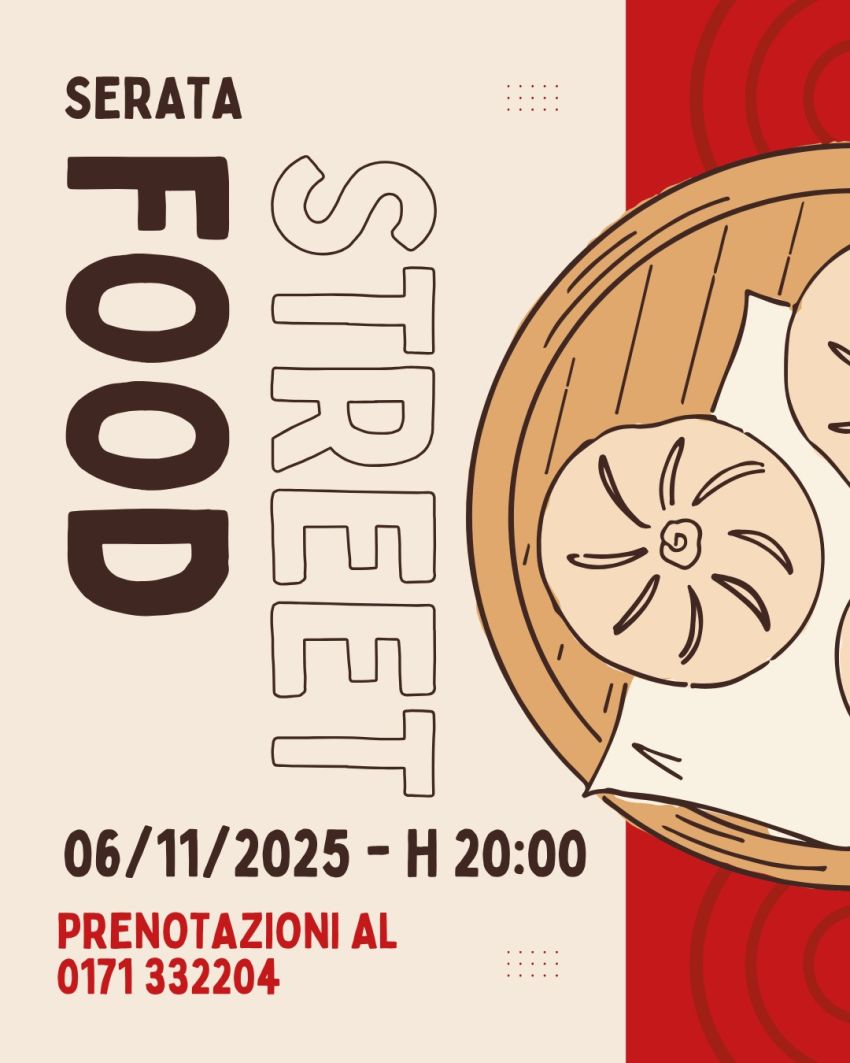 Serata Street Food Cinese al Nihao Snack Bar - Nihao Snack Bar, Cuneo (CN) - 🍜 Serata Street Food Cinese al Nihao Snack Bar – Giovedì 6 Novembre a Cuneo
✨ Eccoci di nuovo con una nuova serata speciale!Questa volta il protagon...