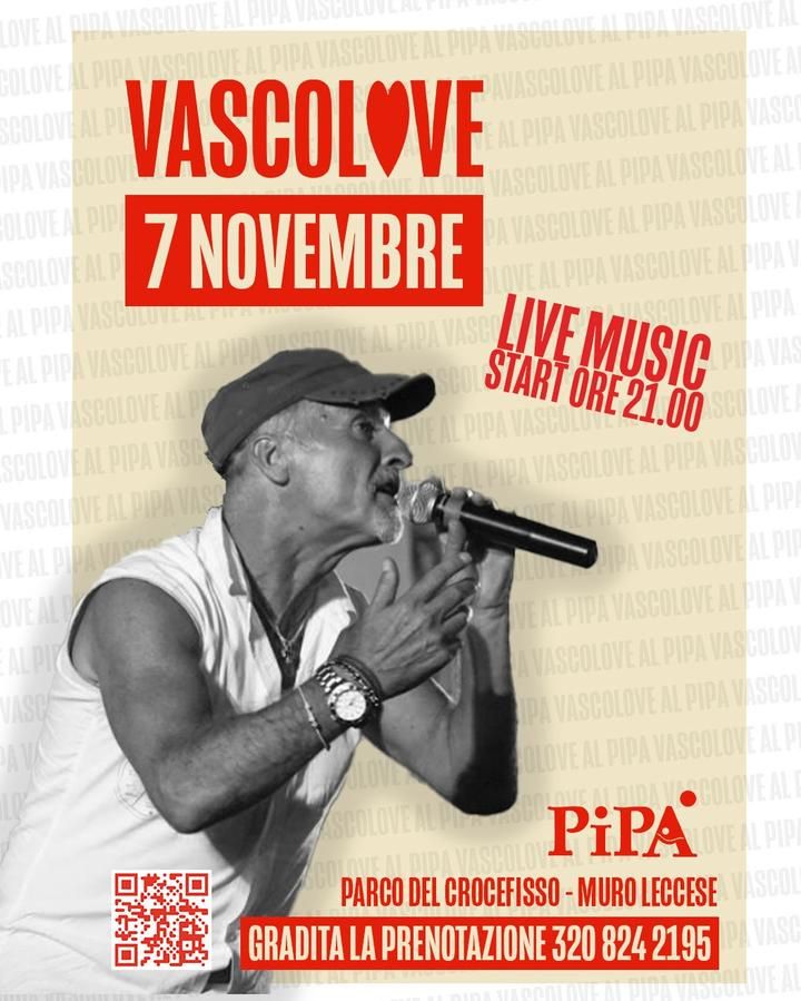 Vasco Tribute - Vascolove - SP157 (Pipa), Muro Leccese (LE) - 