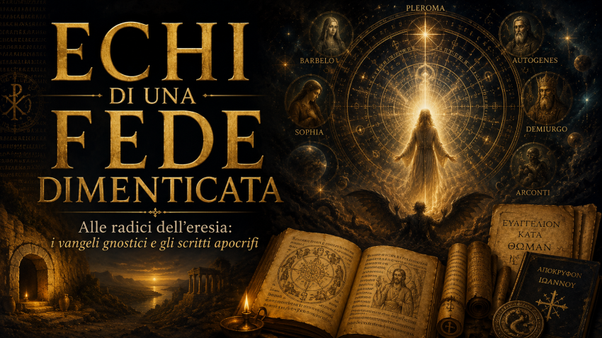 Echi di una fede dimenticata - via telemaco signorini, Bologna (BO) - Tre percorsi alle radici dell’eresia: i vangeli gnostici e gli scritti apocrifi ritrovati a Nag Hammadi nell’inverno 1945
Per secoli, accanto al crist...