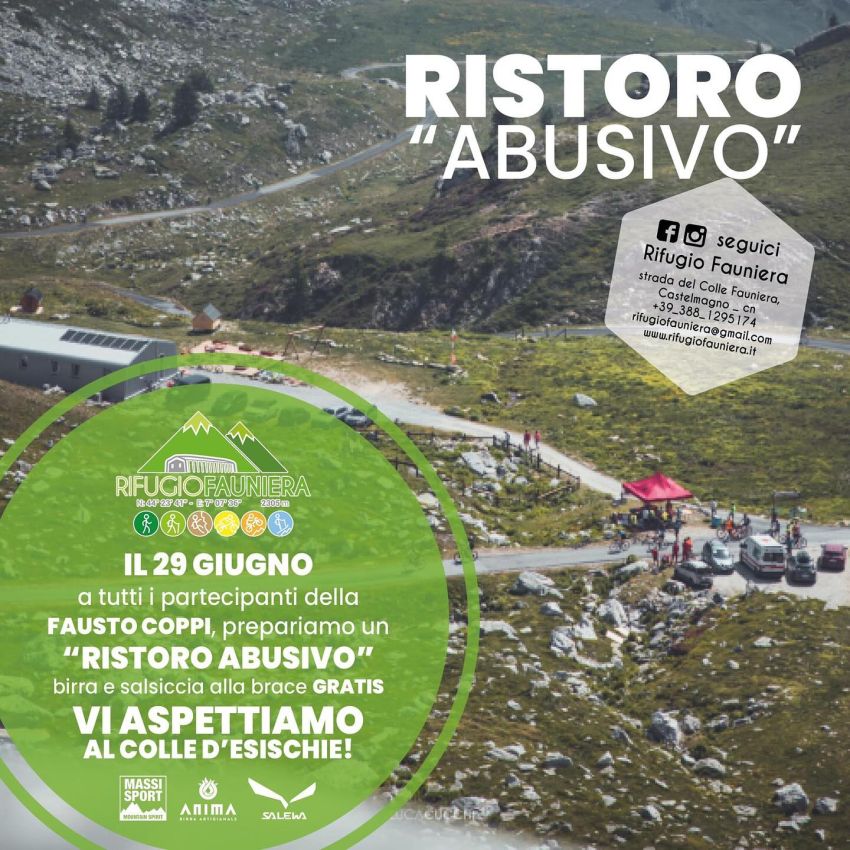 Ristoro "abusivo" - Strada del colle Fauniera - Rifugio Fauniera, Castelmagno (CN) -
ย
Tic tacโฆmanca sempre meno a @la_fausto_coppi e al nostro appuntamento con il RISTORO ABUSIVO DEL RIFUGIO FAUNIERA ๐บ๐ญ il vero motivo per arrivar...