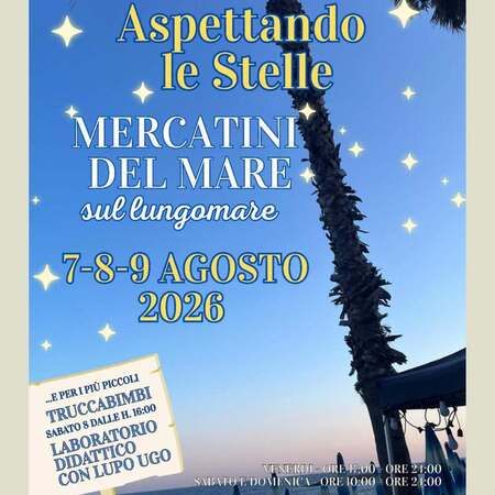 MERCATINI DEL MARE - Centro citta', San Lorenzo al Mare (IM) - Triplo appuntamento con i MERCATINI DEL MARE a San Lorenzo al Mare 💙🌊
venerdì 7 agosto dalle 17 alle 21
sabato 8 e domenica 9 dalle 10 alle 21 🥳s...