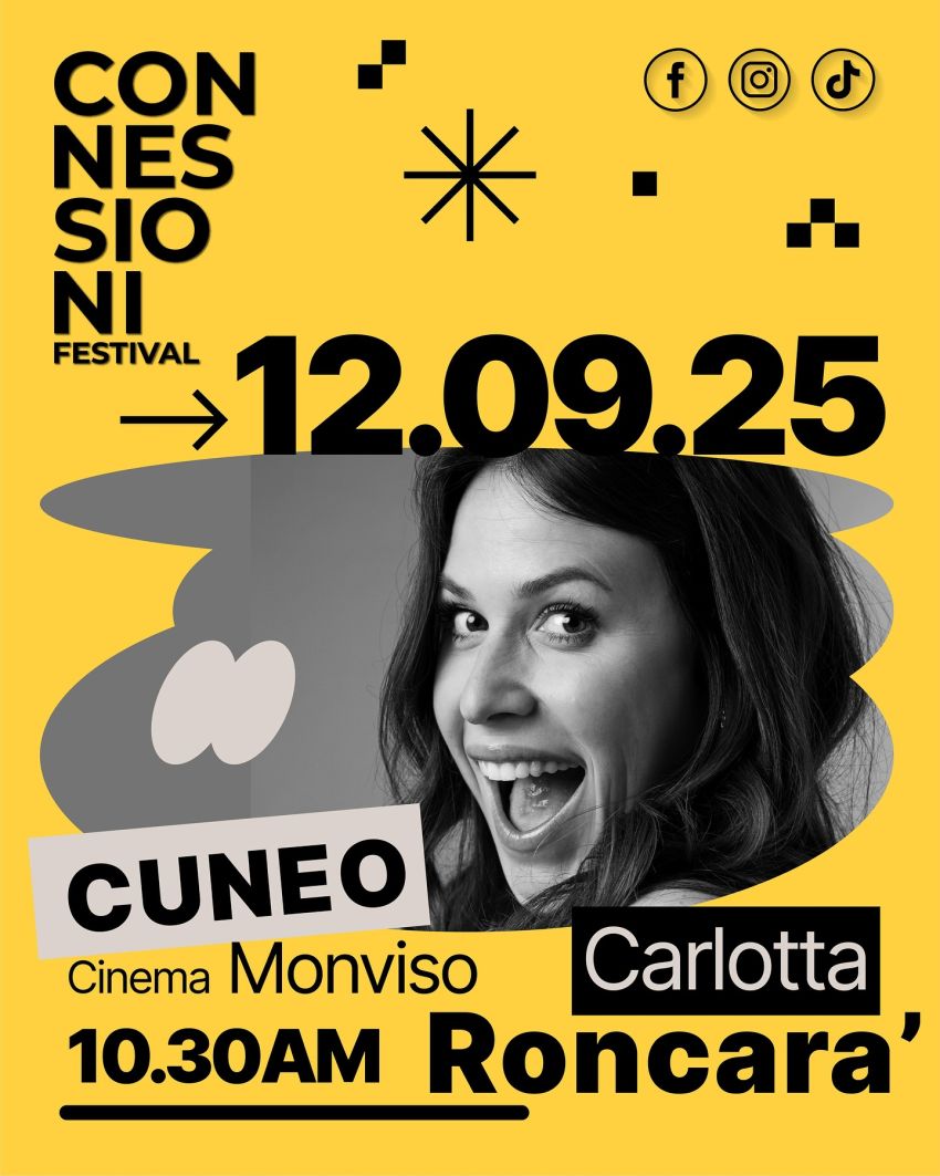 Connessioni Festival: Carlotta Roncarà - Cinema Monviso, Cuneo (CN) - 📅 Venerdì 12/09, ore 10:30 – Cinema Monviso, CuneoTalk: INATTIVI, ‘INFLUENZATI’ E FATTI A PEZZI?Con Vittorio Bertola, Valerio Ferrero, @ca___rla . Mo...