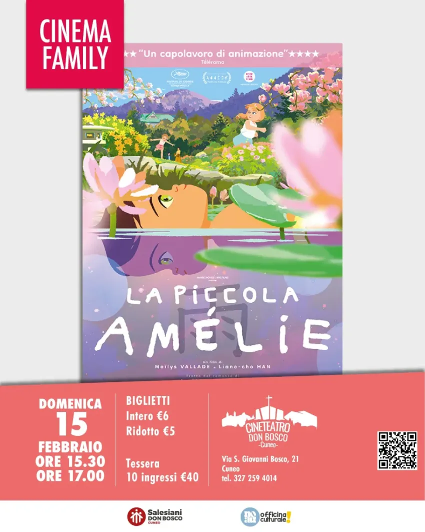 La Piccola Amélie - via San Giovanni Bosco 21 (Cineteatro Don Bosco), Cuneo (CN) -  

Forte e coloratissimo. Un viaggio nella magica dimensione della prima infanzia raccontata attraverso lo sguardo innocente, poetico e profondamente...