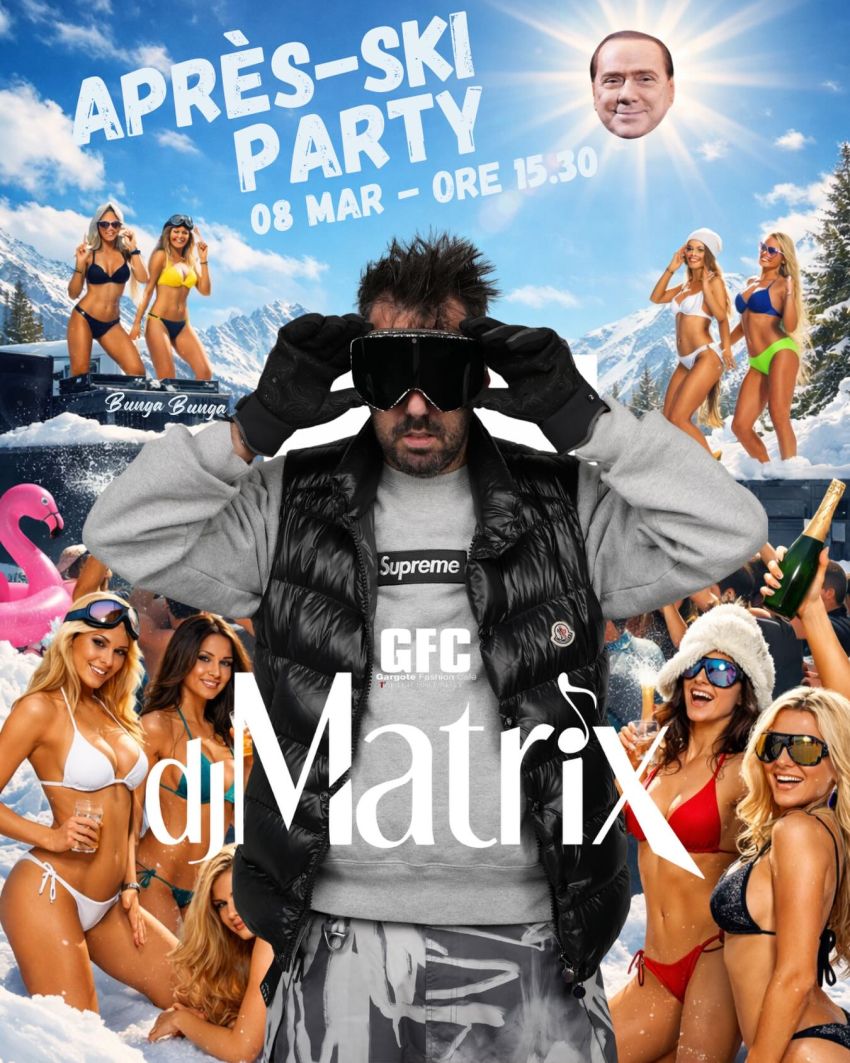8 MARZO: IL RITORNO DEL RE A SESTRIERE - DJ MATRIX - GFC - Gargote Fashion Café, Sestriere, Sestriere (TO) - Non servono presentazioni quando in console c’è DJ MATRIX! Per la Festa della Donna, il Gargote Fashion Café esplode con l’Après-Ski più folle della s...