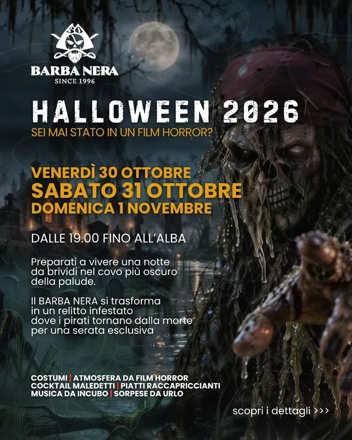 Halloween 2026 - Sei Mai Stato in un Film Horror? - Strada Vicinale Cellamare (Barba Nera - Il Covo del Tesoro), Acquaviva delle Fonti (BA) - 
