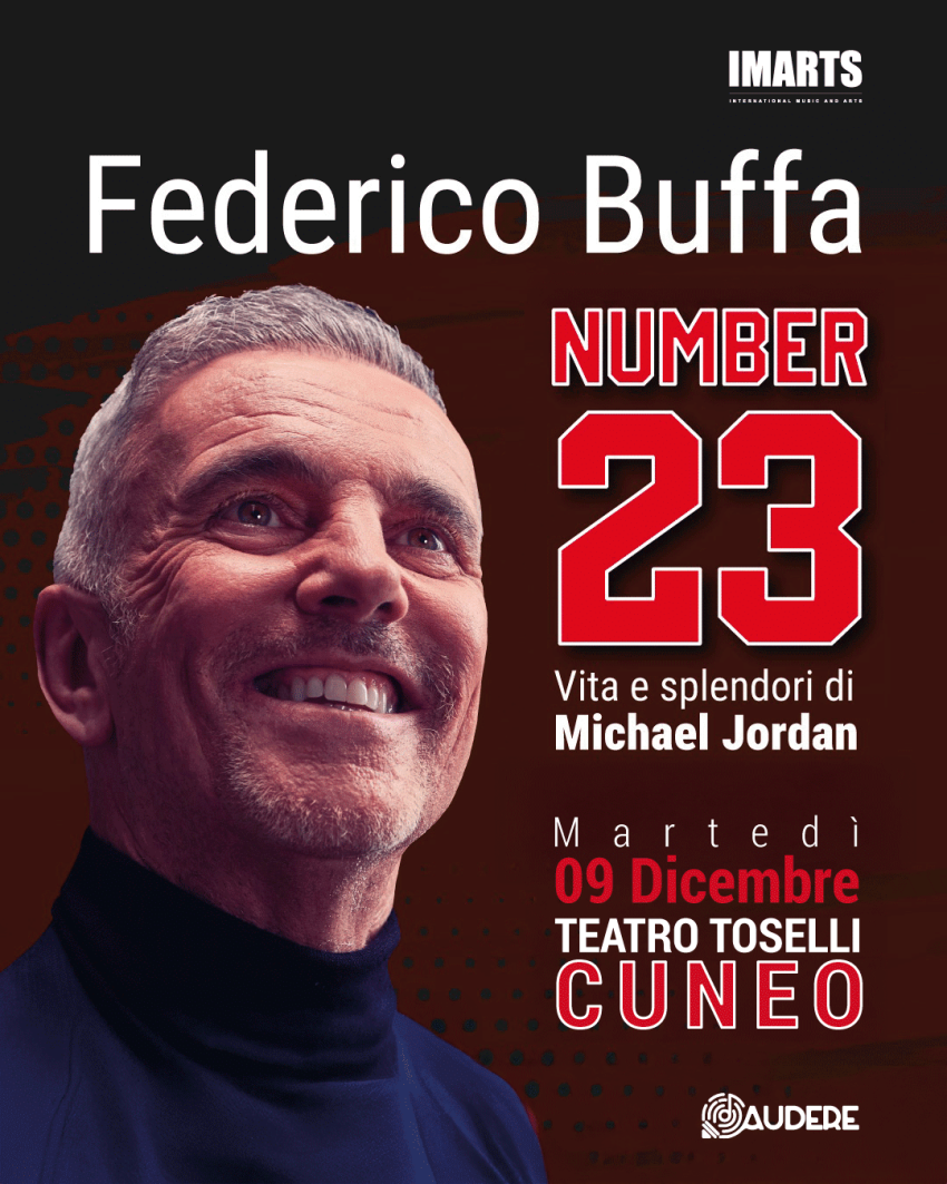 Number 23 – Vita e splendori di Michael Jordan - Teatro Toselli, Cuneo (CN) - Michael Jordan, un giocatore iconico come pochissimi altri nella storia dello sport mondiale. Le sue prodezze sul parquet dal 1984 al 2003 sono state...