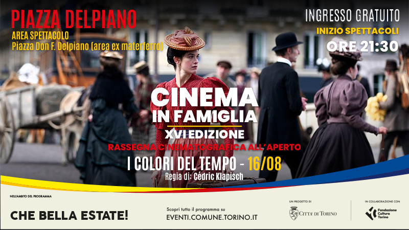I colori del tempo - Area Spettacolo – piazza Don Delpiano, piazza don Delpiano, Torino (TO) - Cinema all’aperto – Film Ingresso libero. Senza prenotazione.