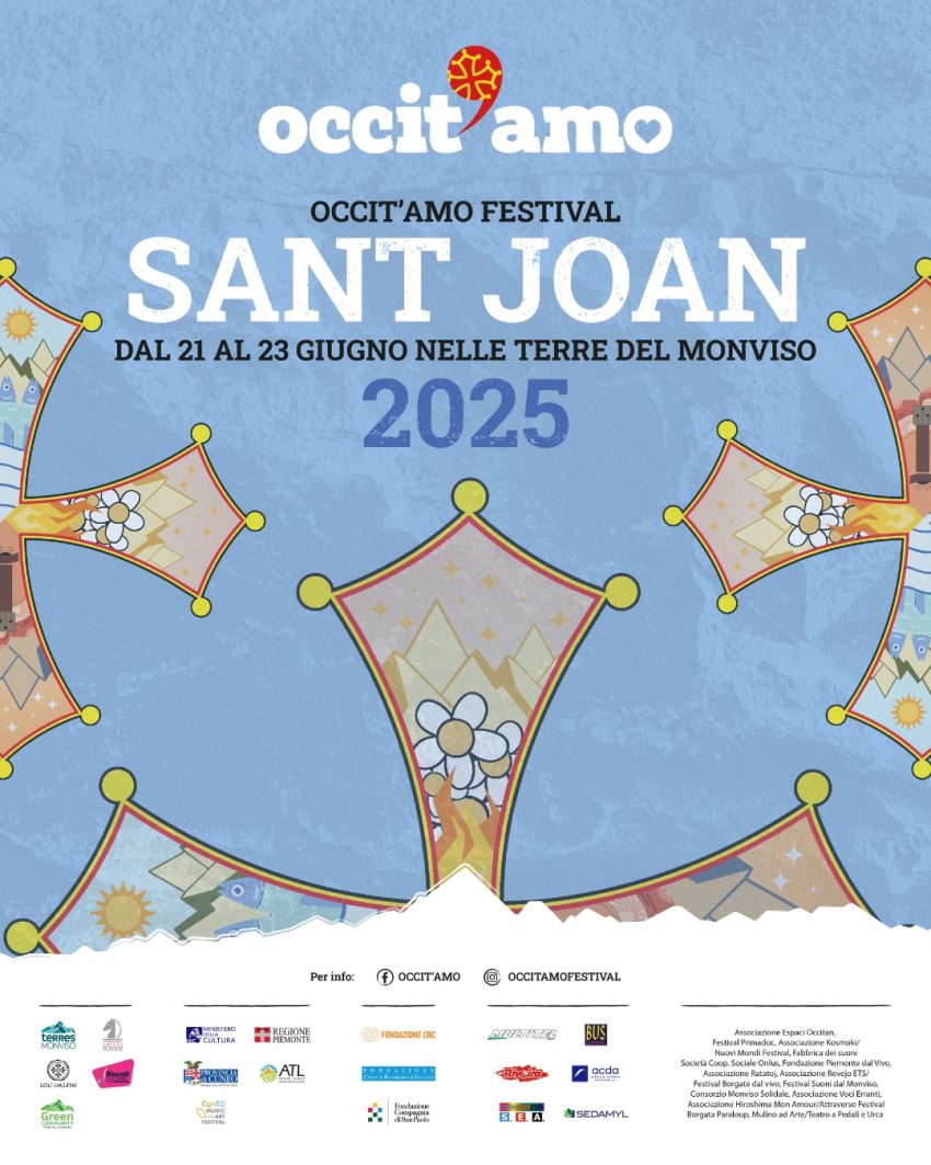 Occit'amo Festival Sant Joan 2025 - Valle Maira, Roccabruna (CN) - 🔥 Il solstizio d’estate si accende con la magia di Sant Joan!🎻 Dalla Grande Orchestra Occitana al Gran Ballo del Solstizio, passando per l’ascension...