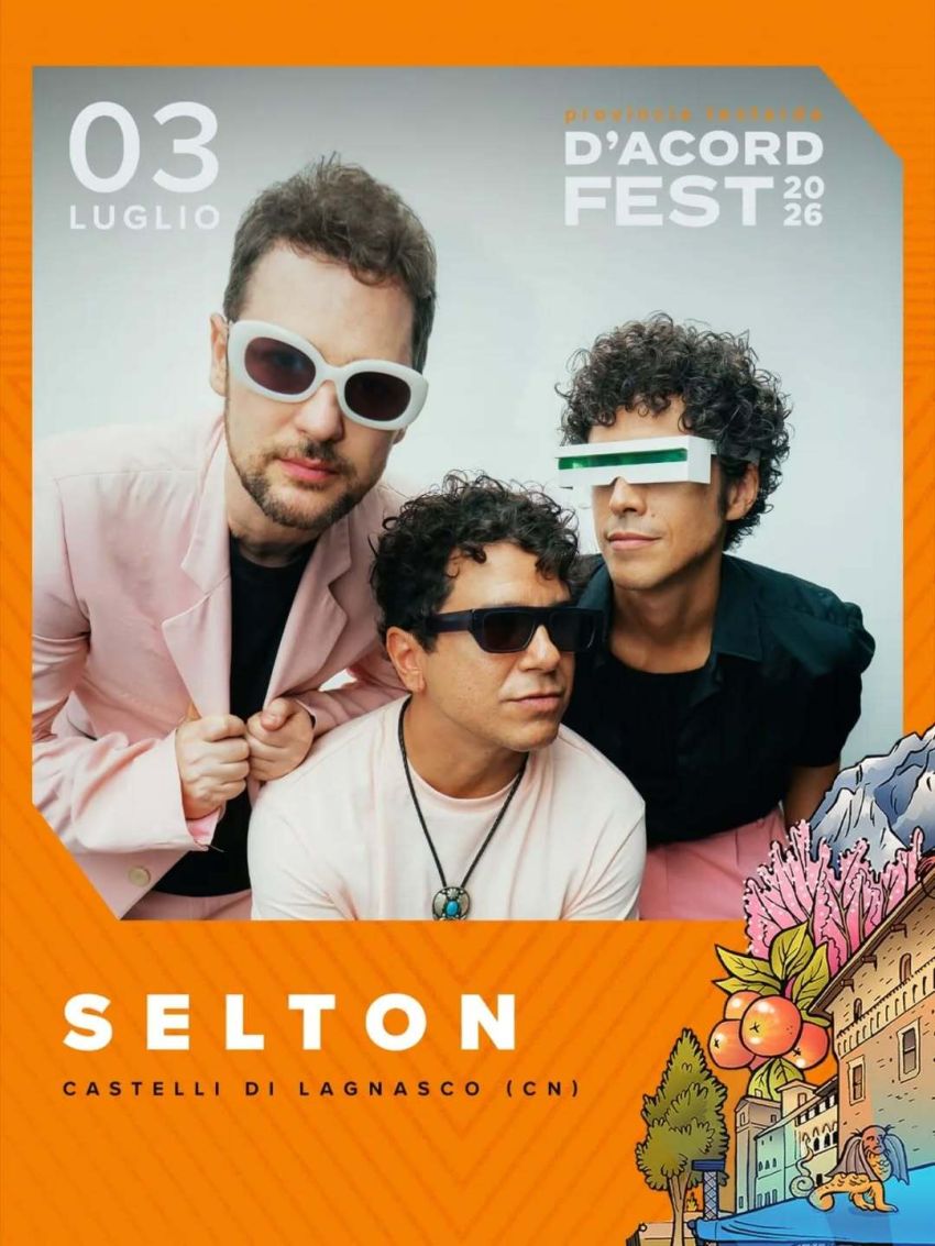 D'ACORD FEST - SELTON E AURORO BOREALO - Lagnasco, Lagnasco (CN) - Venerdì 3 luglio, alle ore 21.00, presso i Castelli Tapparelli di Lagnasco, nell'ambito del D'Acord Fest si terrà il concerto del gruppo brasiliano Se...