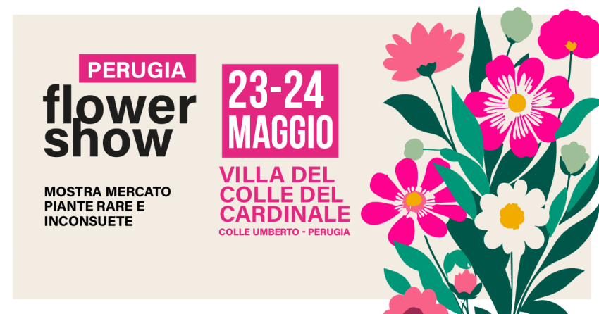 PERUGIA FLOWER SHOW - Strada per Sant'Antonio, 47 (Villa del Colle del Cardinale), Perugia (PG) - Perugia Flower Show: Il 23 e 24 Maggio la Primavera arriva a Villa del Colle del Cardinale Torna l’appuntamento per gli amanti del verde: una due gior...
