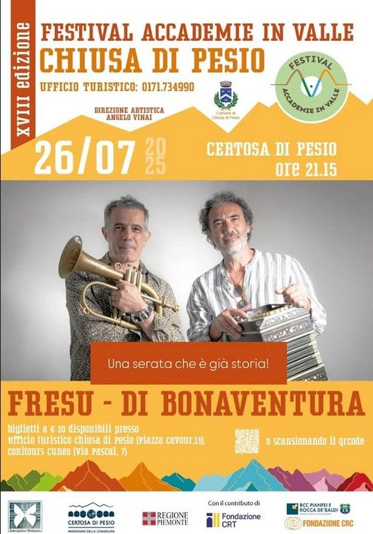 Festival Accademie in Valle - Chiusa di Pesio - Certosa di Pesio, Chiusa di Pesio (CN) - Ticket QUI