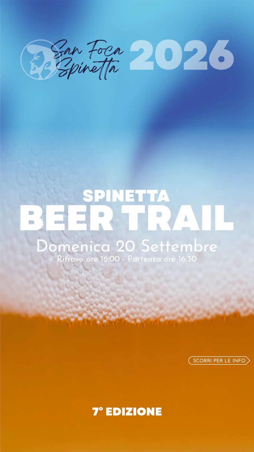 SPINETTA BEER TRAIL - Via Roata Canale 14, Spinetta Cuneo, Cuneo (CN) - Domenica 20 settembreVi aspetta una corsa goliardica di circa 4 km, da fare di corsa, a passo lento... o anche barcollando, l’importante è arrivare! Q...