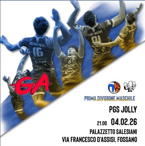 Fossano Volley vs PGS Jolly: Sfida di Prima Divisione Maschile il 4 Febbraio - Palazzetto Salesiani, Via Francesco d'Assisi, Fossano (CN) - Il grande sport torna protagonista a Fossano. Mercoledì 4 febbraio 2026, il Palazzetto dei Salesiani ospiterà l'emozionante incontro di pallavolo vali...