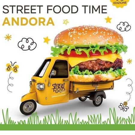 STREET FOOD TIME - PARCO DELLE FARFALLE, Andora (SV) - STREET FOOD TIME  
ANDORA  
10ª EDIZIONE  
PARCO DELLE FARFALLE  
20/21/22/23 AGOSTO 2026  
DALLE ORE 18.00 ALLE 24.00  www.streetfoodtime.it...